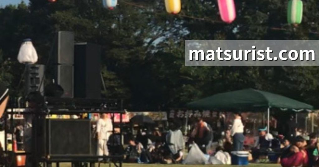 春日部市大凧花火大会　屋台　